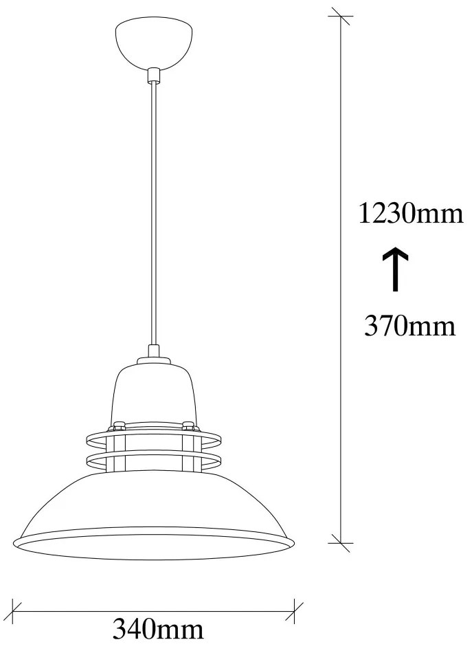 Berceste - 226-S Enteriőr dizájn Csillár Fekete 34x34x123 cm N