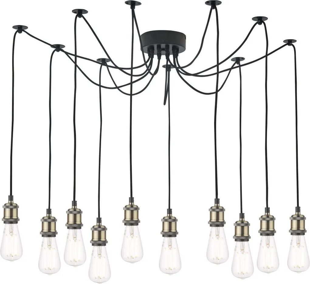 Dar Lighting WACO WAC2375 Függőlámpa 10x60W/E27