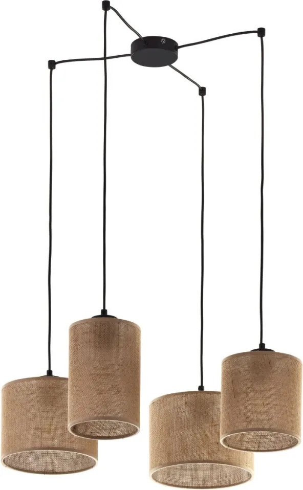 TK Lighting JUTA 6585 Plafonlámpa 4x15W/E27