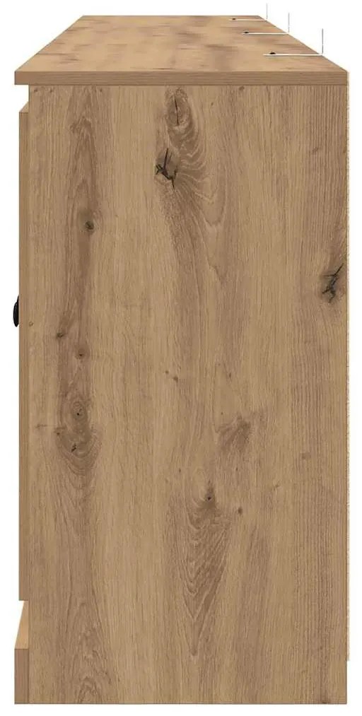 Oldalszekrények 3 pcs Öreg fa 210 x 35,5 x 67,5 cm Faanyag