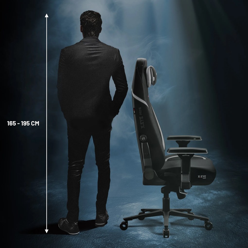 Gamer szék fekete Normal Size: Diablo X-Eye Prime Burned Black