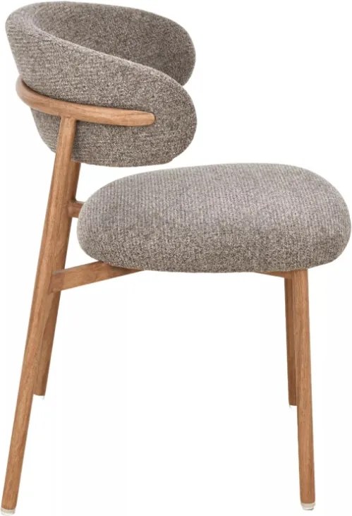 Elton II étkezőszék cappuccino/tölgy