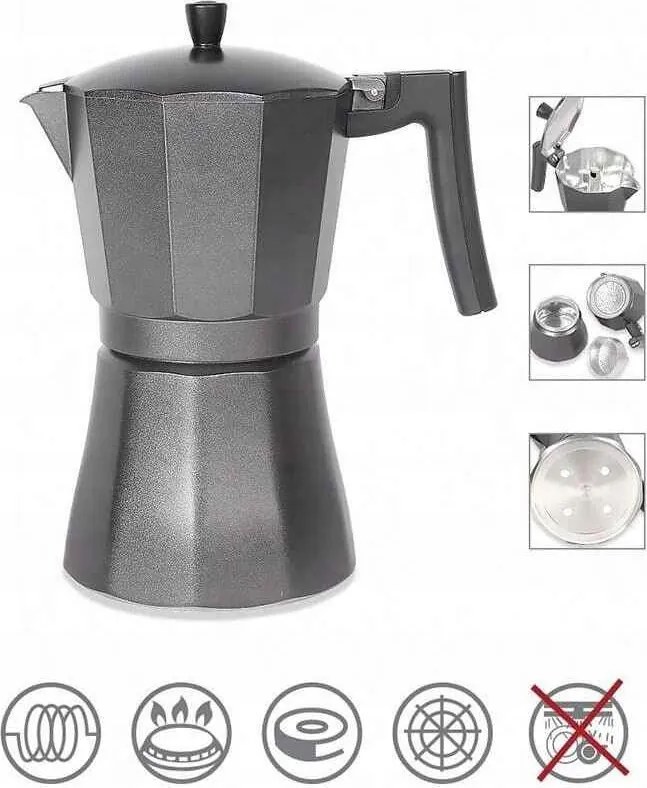 Kávéfőző 9 Csésze Kávé Alumínium Indukciós