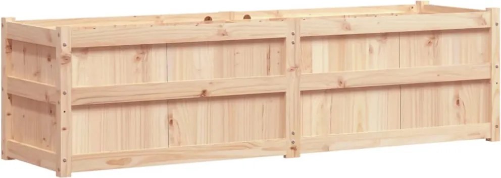 vidaXL tömör fenyőfa kerti virágláda 180 x 50 x 50 cm