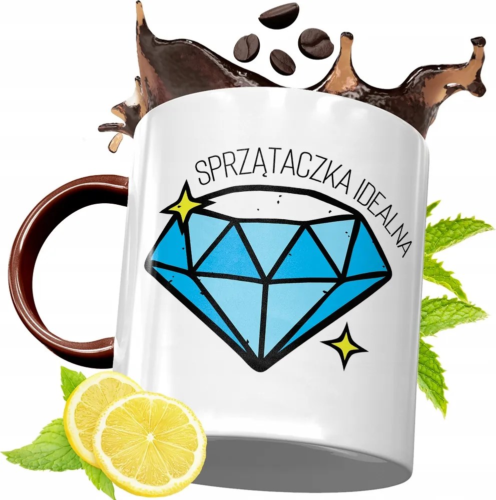 Bordó Bögre Takarítónőnek Születésnapi Ajándék fényképes nyomtatással