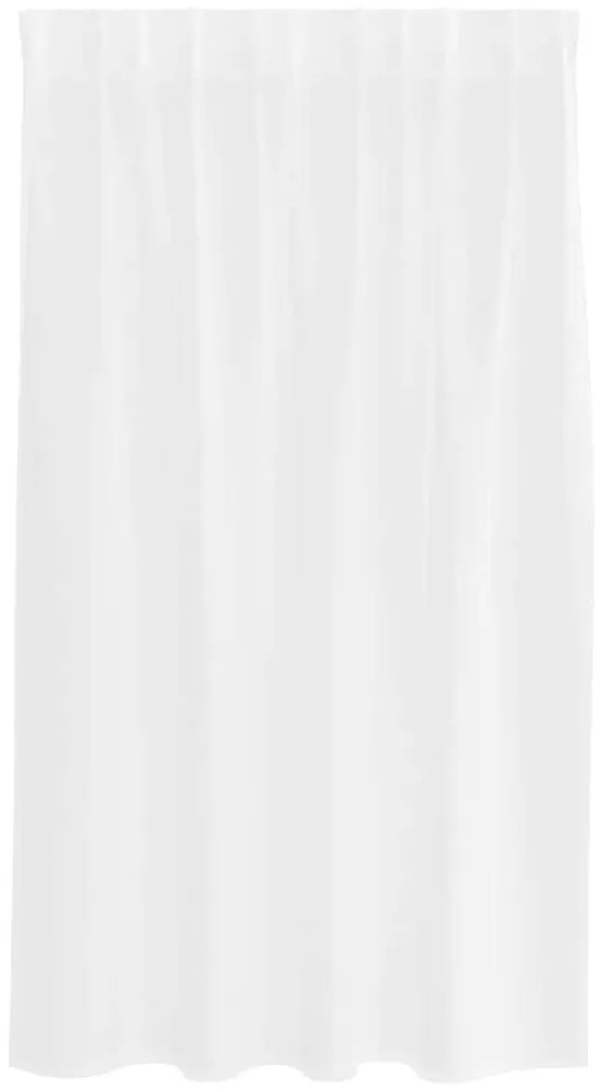 Függönyök függönyökkel 2 pcs Fehér 140x140cm Poliészter