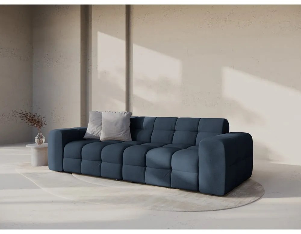Sötétkék kanapé 255 cm Kendal – Micadoni