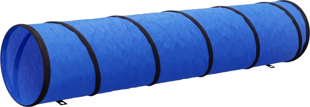 vidaXL kék poliészter kutyaalagút Ø40 x 200 cm