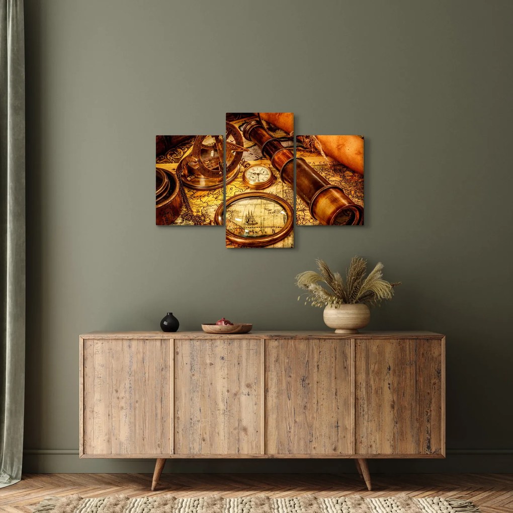 Kép - Tengerészek történelmi segédeszközei (90x60 cm)