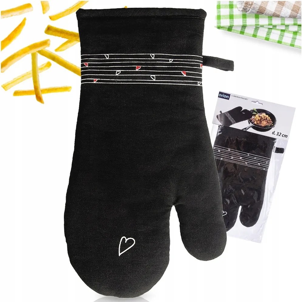 Konyhai pamut védőkesztyű forró edények kihúzásához