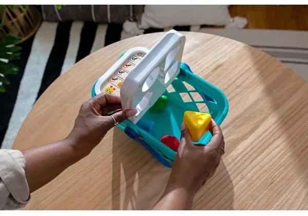 Baby Einstein - Interaktív gyerek bevásárlókocsi MAGIC TOUCH HAPE 3xAAA