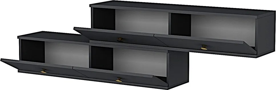 Zuzu TV-állvány, antracit, 120 cm