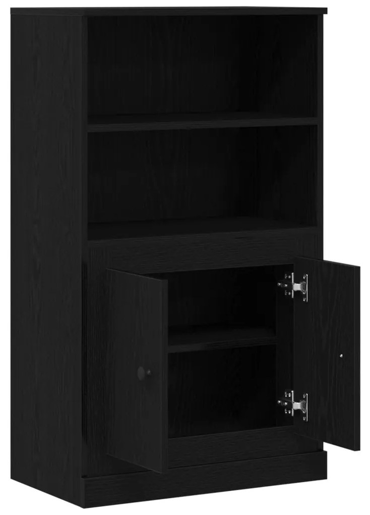 Nappali szekrény Fekete tölgy 60x35.5x103.5 cm Összeszerelt fa