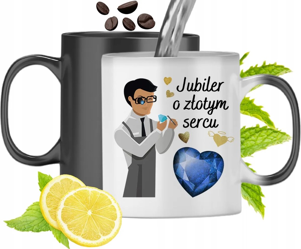 Mágikus Bögre Ékszerésznek Színváltós, fényképes nyomattal