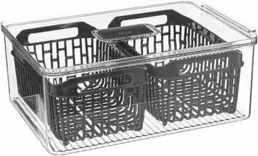 Hűtőszekrény rendszerező Tidy kosárral