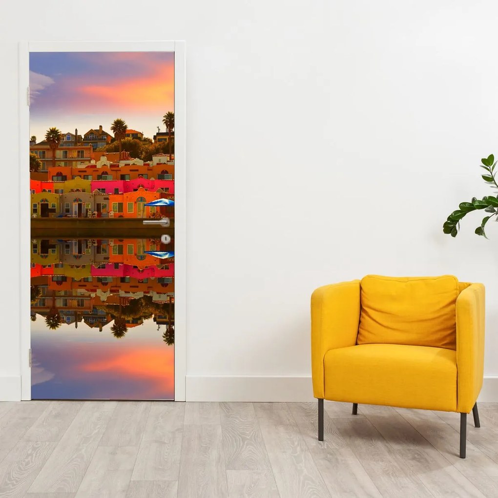 Fotótapéta ajtóra - Nyári fürdőhely (95x205cm)