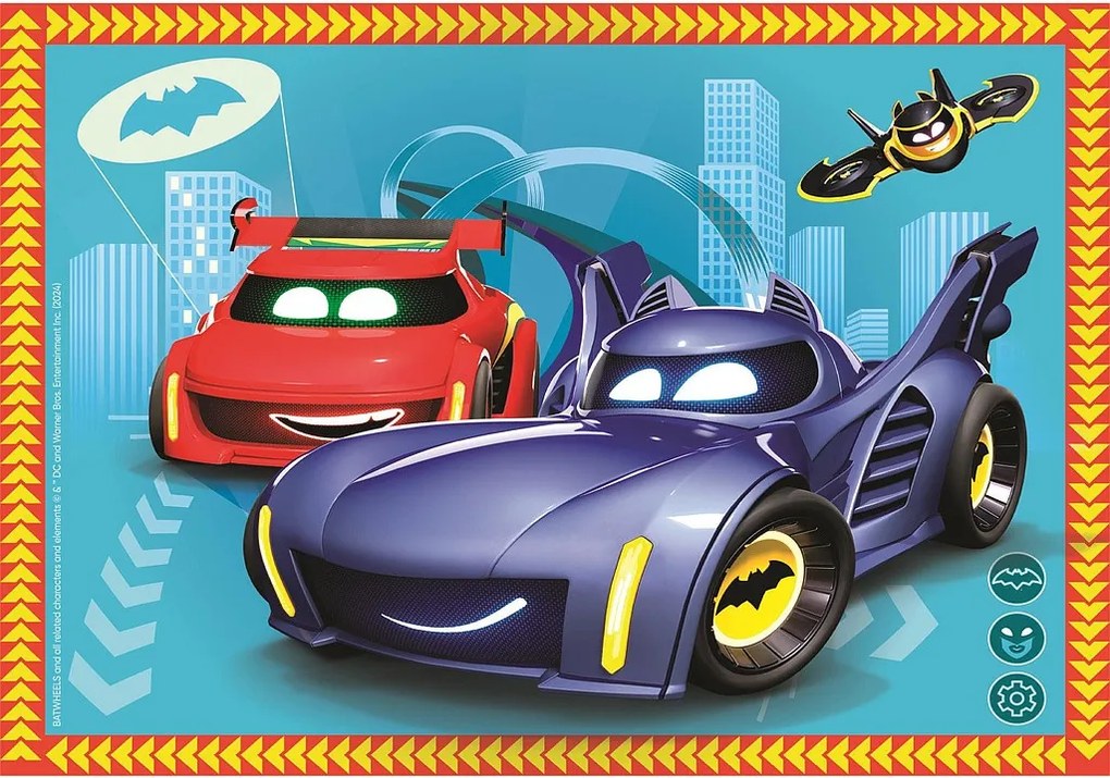 Batman Batwheels 4 az 1-ben puzzle Clementoni