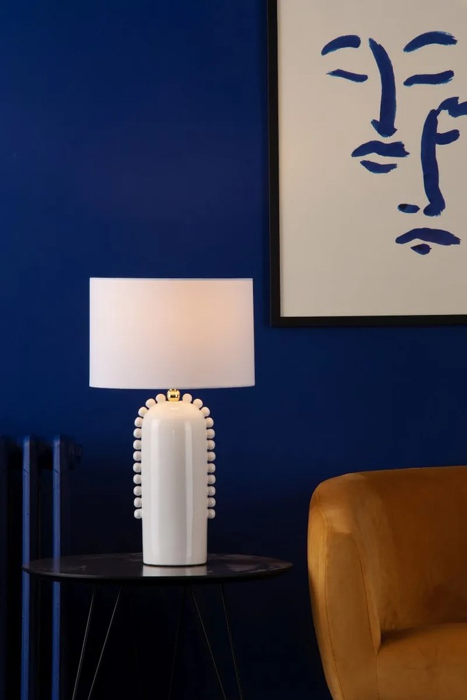 Dar Lighting modern asztali lámpa dolce fehér dardol4202
