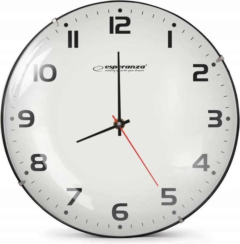 Falióra Nagy Analóg 30CM Falra Fehér Jól Olvasható Szilárd Kvarc