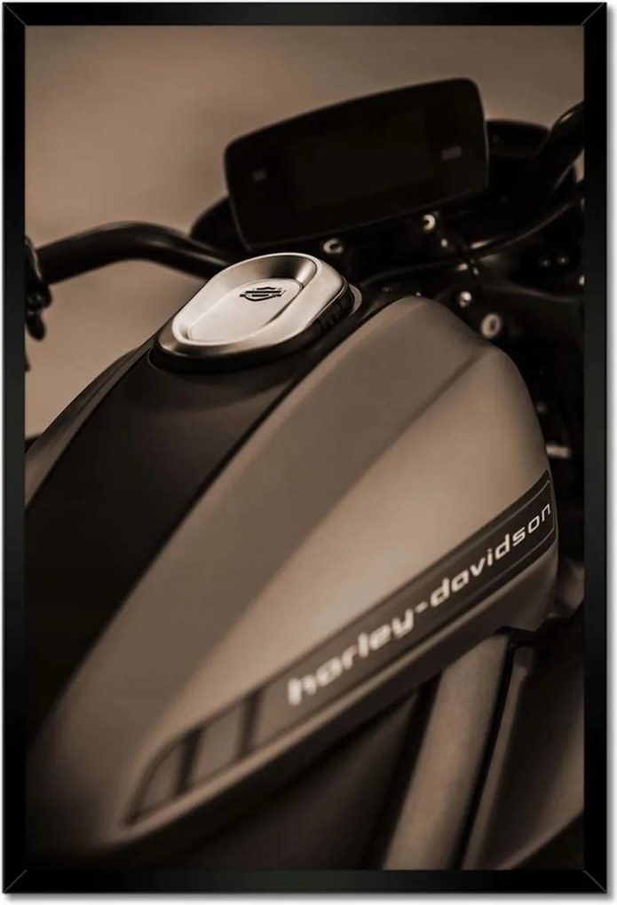 Poszterek keretben 40x60 Harley Davidson Motorkerékpár