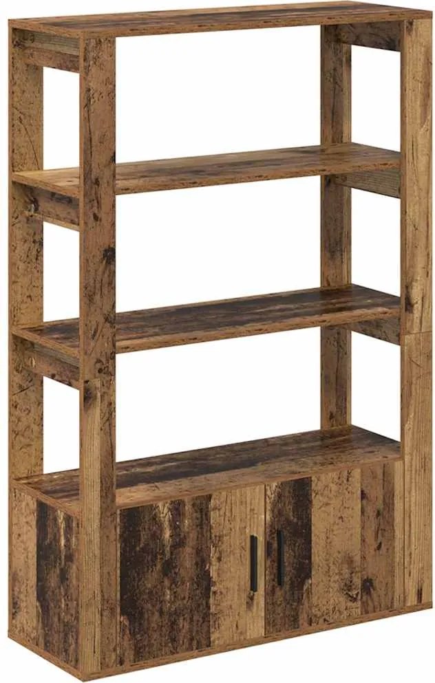 vidaXL Széf Régi fa 30 x 80 x 119.5 cm Faanyag