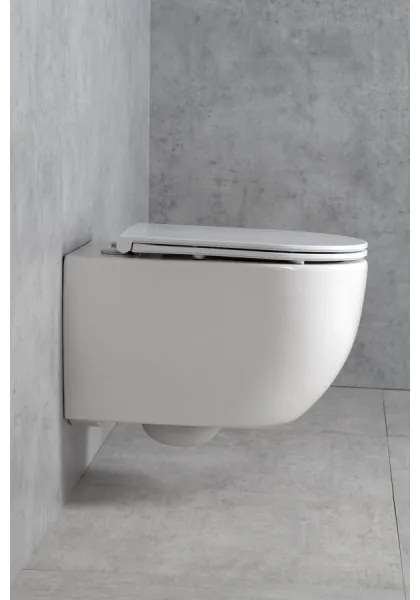 Bruckner - Vortex Rimless FULDA fali WC, kerámia, fehér