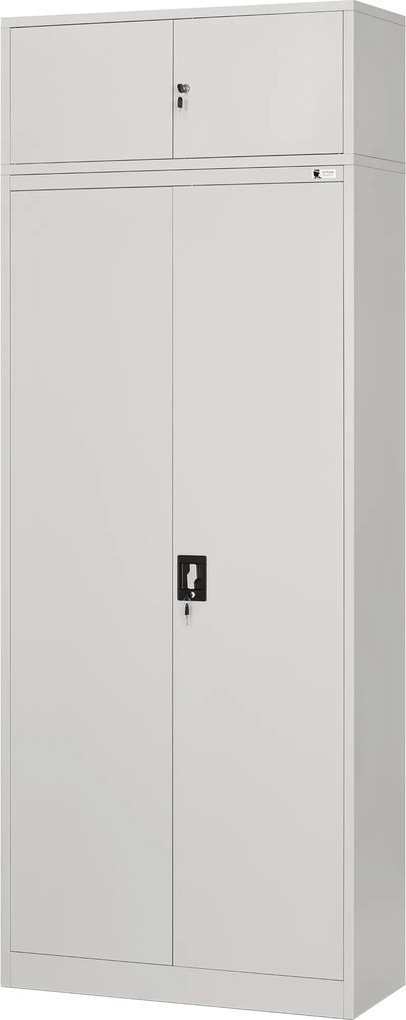 Szekrényre szerelhető felépítmény, szürke, 900x380x400 mm: EWA