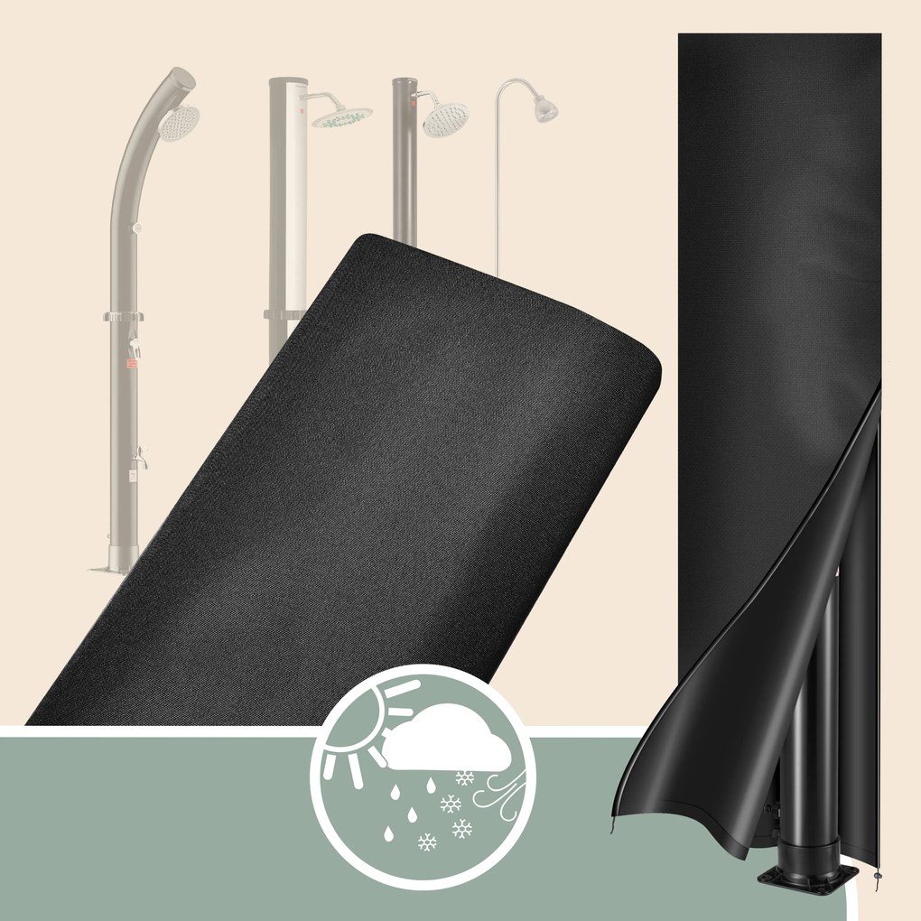 Deuba Bow Black 20 L kerti szolár zuhany