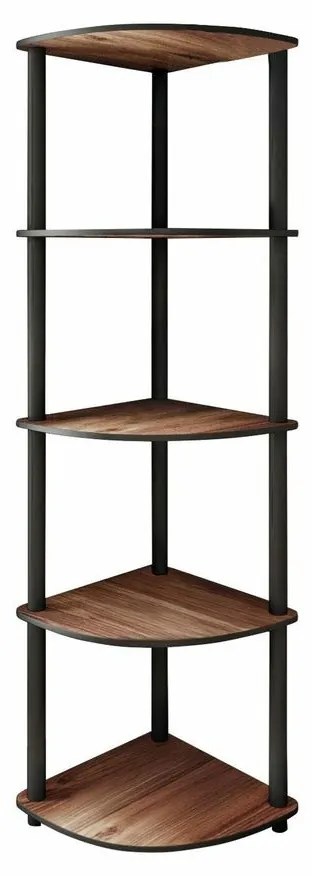 Corner Walnut polc, 5 polcok, L