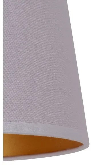 Duolla - CLASSIC M asztali lámpa búra E27, 24 cm átmérő, szürke