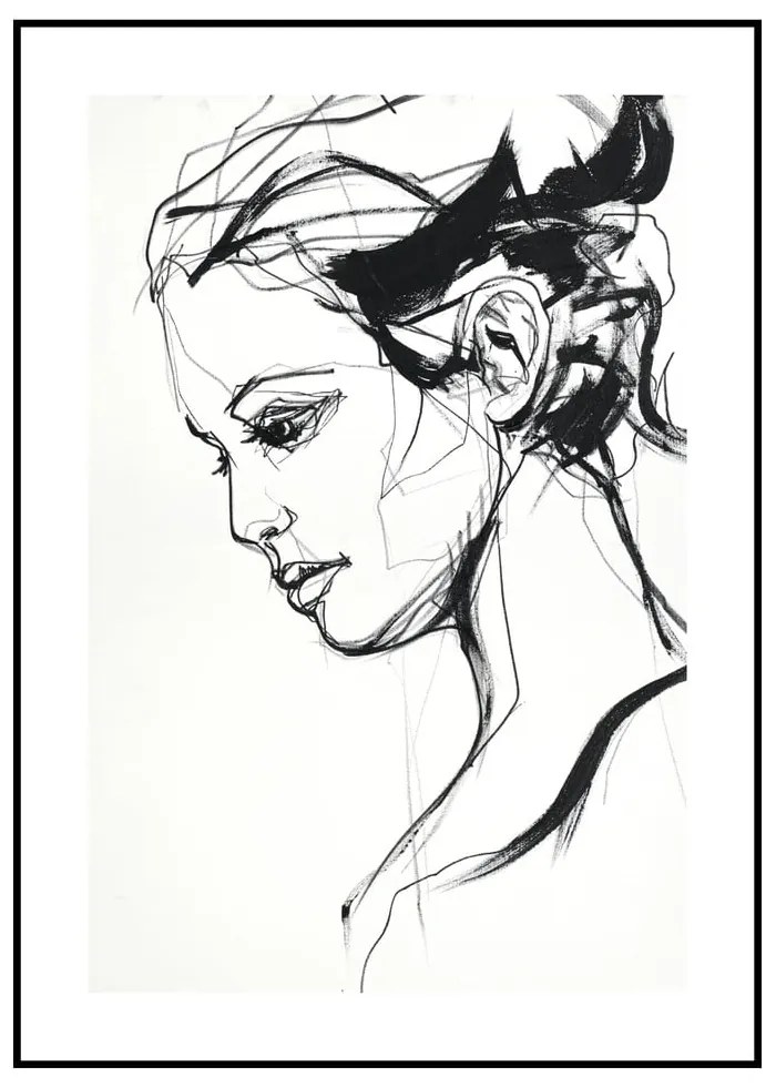 Kép 70x100 cm Silhouette – Malerifabrikken