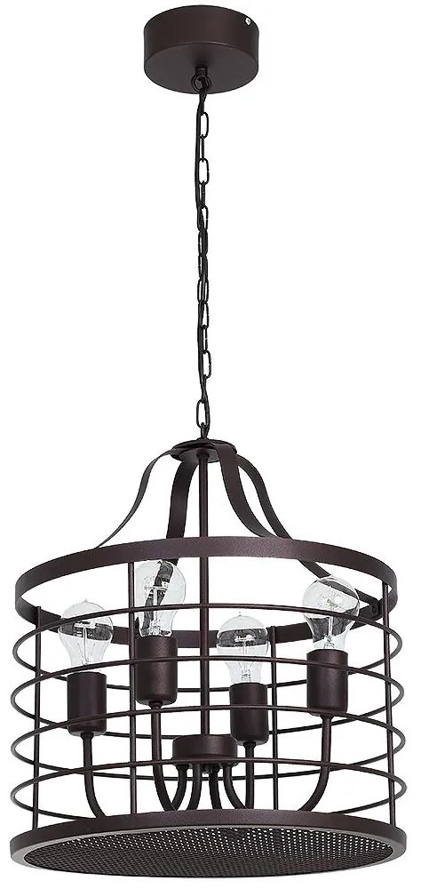 Csillár láncon SINGLE 6 4xE27/60W/230V