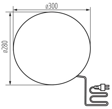 Kanlux 24651 - Kültéri lámpa STONO 1xE27/25W/230V, 30 cm, IP65
