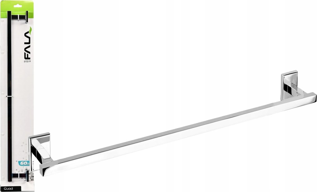 Fürdőszobai Fali Törölközőtartó Quad Króm 60cm Fala 69319