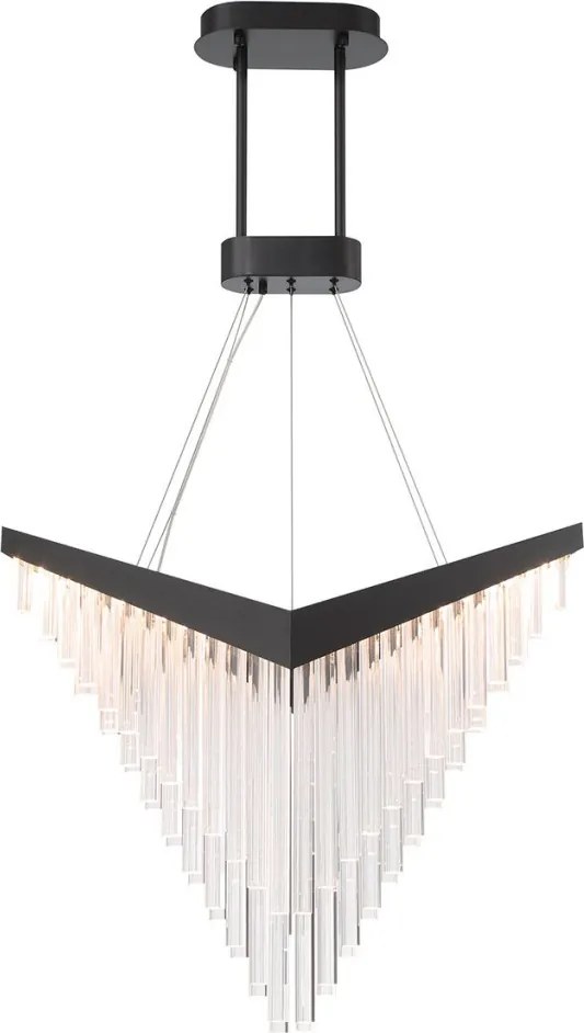 Quintiesse Vivien QN-VIVIEN-P-L-BK Függőlámpa 1x40W/LED 3000K 900lm IP20