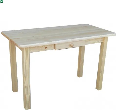 Étkezőasztal fiókos 110x60 két színnel
