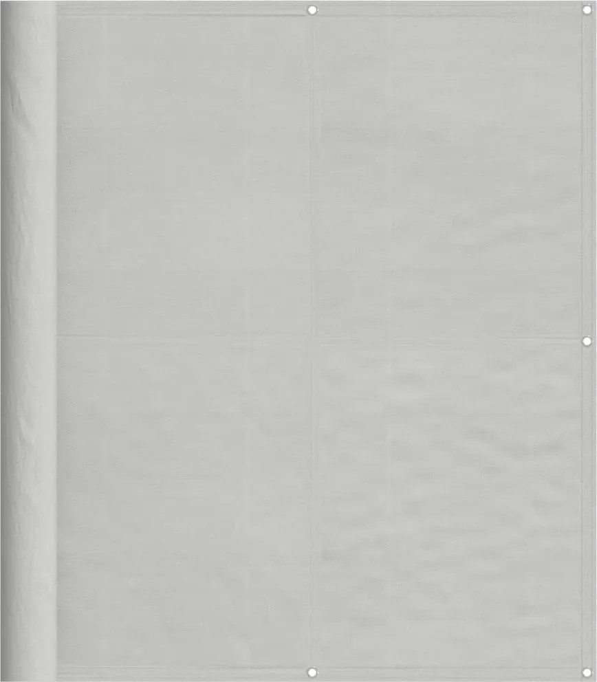 vidaXL világosszürke 100% oxford poliészter erkélyparaván 120 x 300 cm