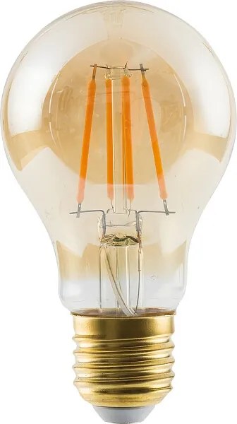 Izzó E27 Vintage Led 6W 2200K retro sárga szín