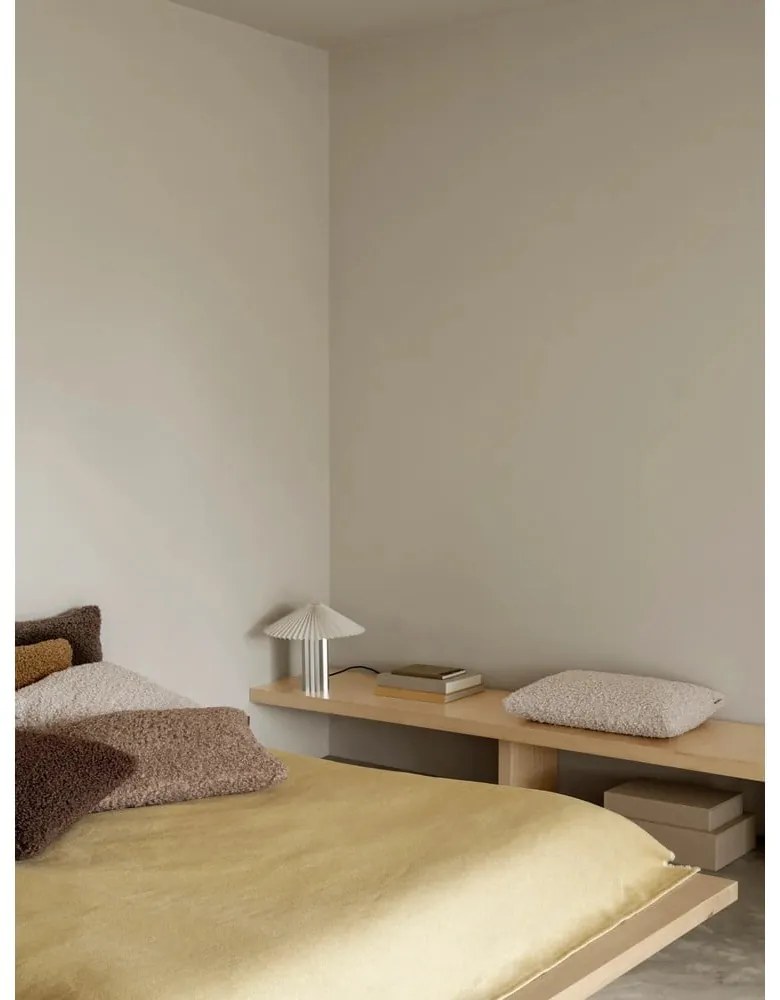 Bézs fedeles dekoratív műbőr tárolódoboz szett 2 db-os 40x30x11 cm Sahla – Blomus