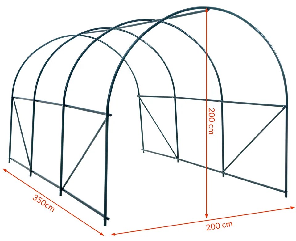 Gardebruk® Fóliafa 350x200x200cm