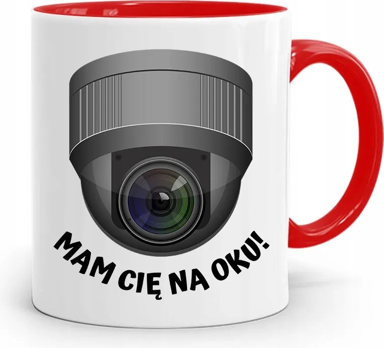 Őrző-védő Piros Ajándék Bögre fényképes nyomattal