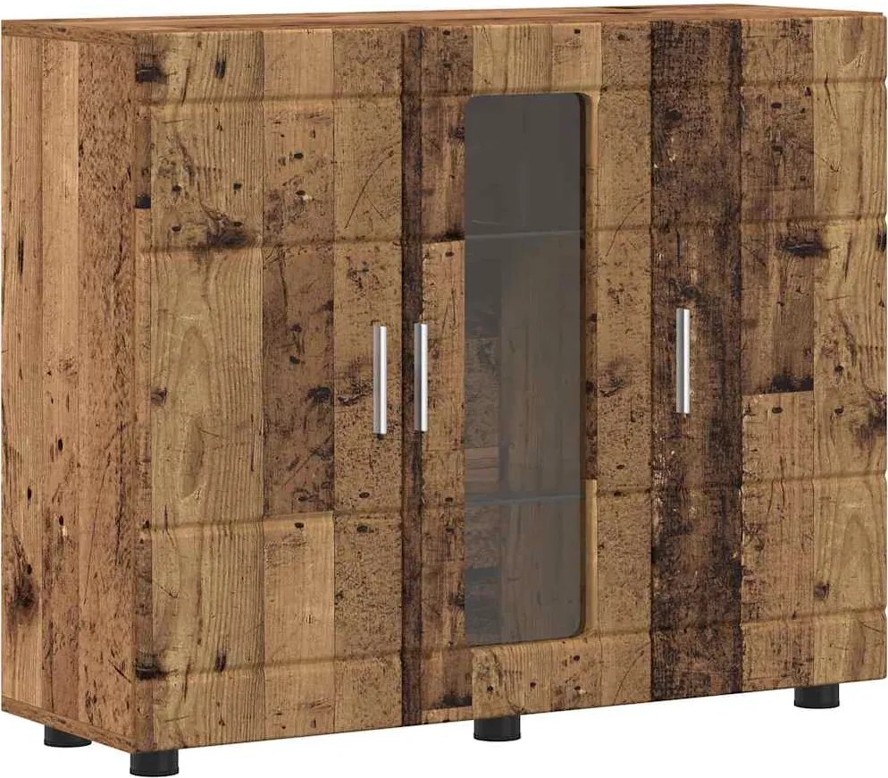 vidaXL Fából Készült Szekrény Öreg fa 88,5 x 30,5 x 73 cm Faanyag