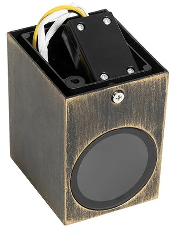 Modern fali lámpa antik arany IP44 - Baleno