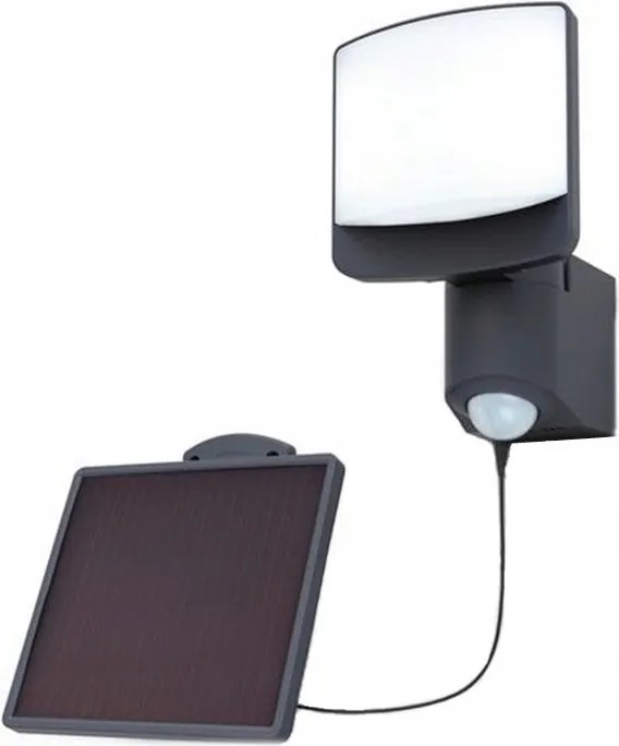 7W-os napelemes Led kültéri fényvető Sunshine Lutec mozgásérzékelővel