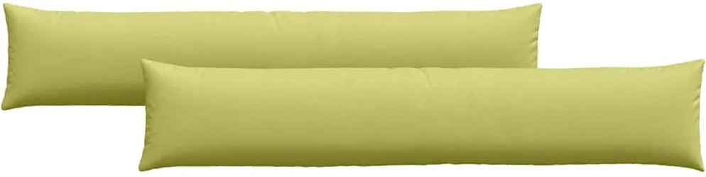 vidaXL Kanapé párnák 2 pcs Világos zöld 200 x 40 cm szövet