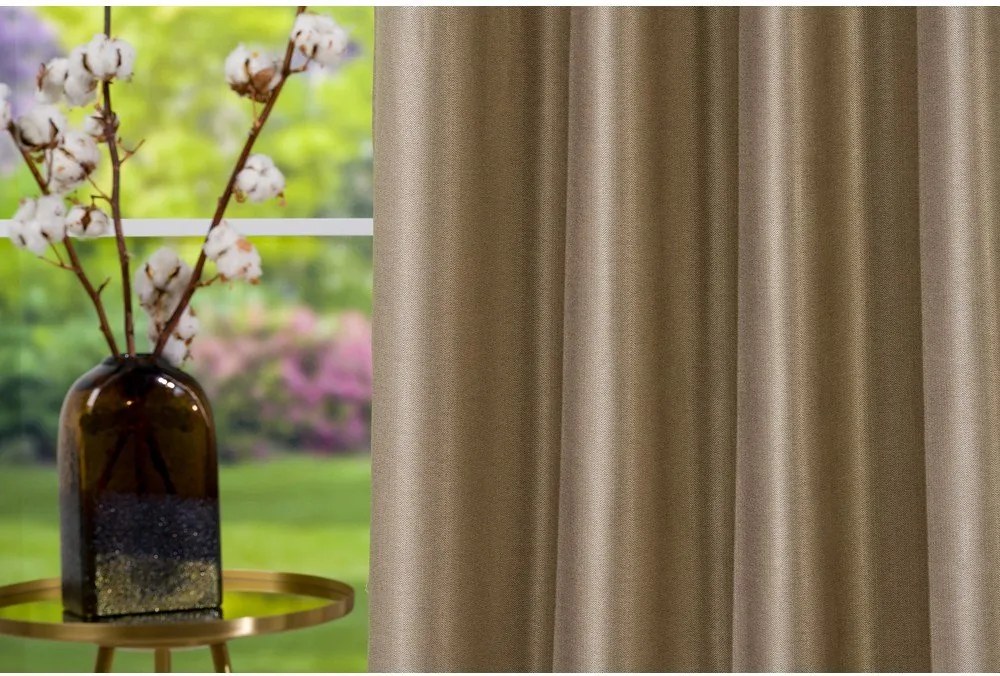 Aranyszínű függöny 140x260 cm Torre – Mendola Fabrics