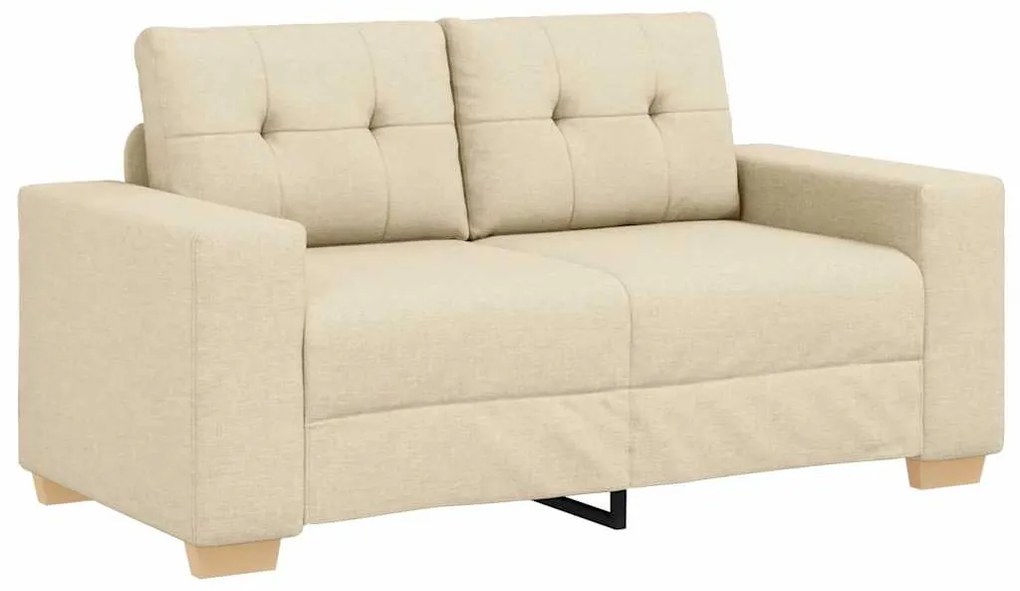 krém szövet loveseat kanapé 120 cm