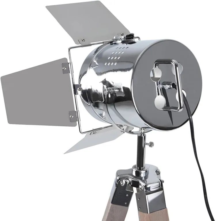 Állólámpa állvánnyal - fa dekor