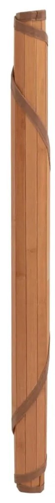 kerek barna bambusz szőnyeg 60 cm