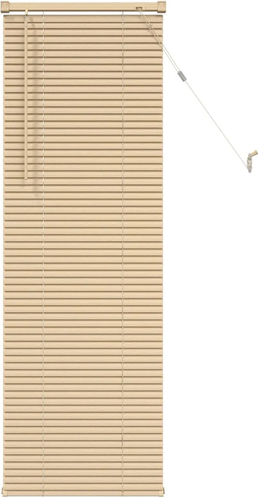 vidaXL Zsaluzia Állítható Világos barna mintával 150 x 50 cm PVC